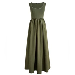 J.Crew Scoopneck Mixy Dress - Dark Capers